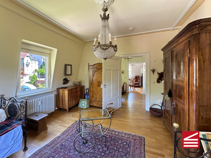 1-1548_07_Schlafen Gast, Blick in Richtung Lesezimmer